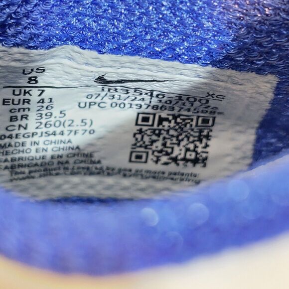 Nike KD 4 The Real MVP White Blue Gold IB3546-100 Men\'s Size 8